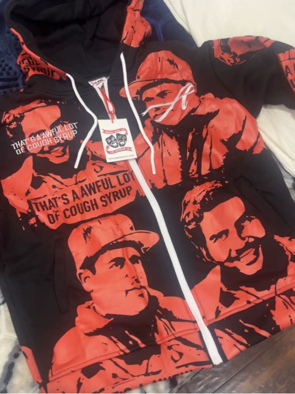 Asaali red cartel hoodie